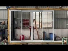 Αλουμινίου κράμα γυάλινο διακινούμενο μπαλκόνι διακινούμενη πόρτα μαύρο γαλλικό στυλ αλουμινίου διακινούμενη πόρτα γυαλιού