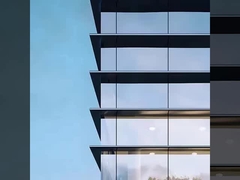 Ξενοδοχείο Διαφανές γυαλί κουρτίνα τοίχος Χτίσιμο υλικό 6mm-19mm πάχος