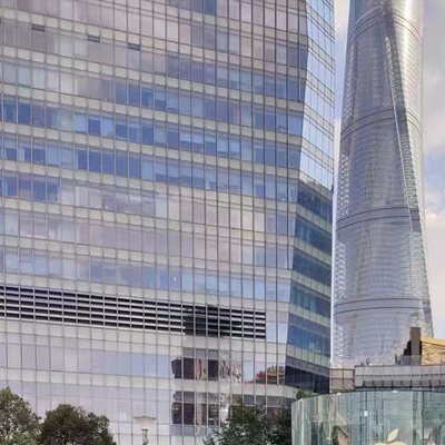 Αλουμινίου κράμα κρυμμένο πλαίσιο κουρτίνα τοίχος ηχομόνωση εξοικονόμηση ενέργειας