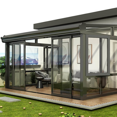 Λευκό Sun Room Αλουμινένιο πλαίσιο με γωνιακή κοινή γωνιακή σύνδεση κώδικα