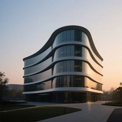 100 mm Αλουμινίου Unitized Τείχος κουρτίνας με διπλό γυαλί